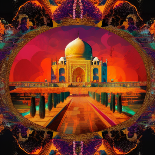 Artistic interpretation of themes and motifs of the book A Passage to India by E.M. Forster
