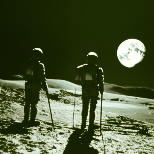 Artistic interpretation of the historical topic - Apollo 6