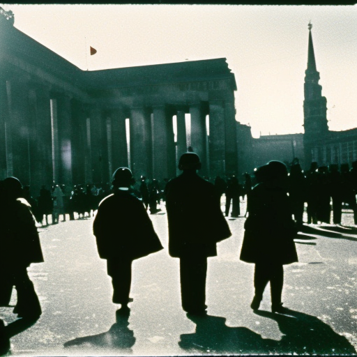 Artistic interpretation of the historical topic - Berlin Crisis of 1961