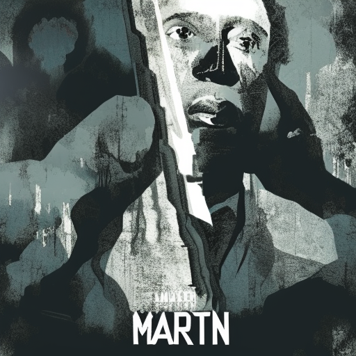 Artistic interpretation of themes and motifs of the book Dear Martin by Nic Stone