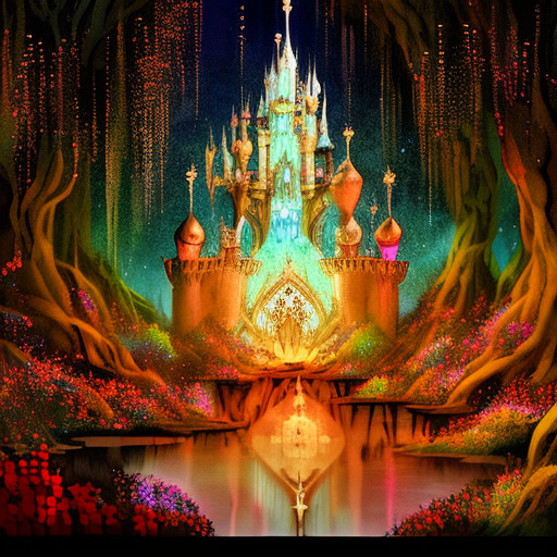 Artistic interpretation of themes and motifs of the book Disney's Sleeping Beauty by A.L. Singer