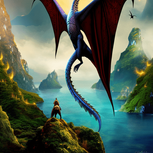 Artistic interpretation of themes and motifs of the book Eragon by Christopher Paolini