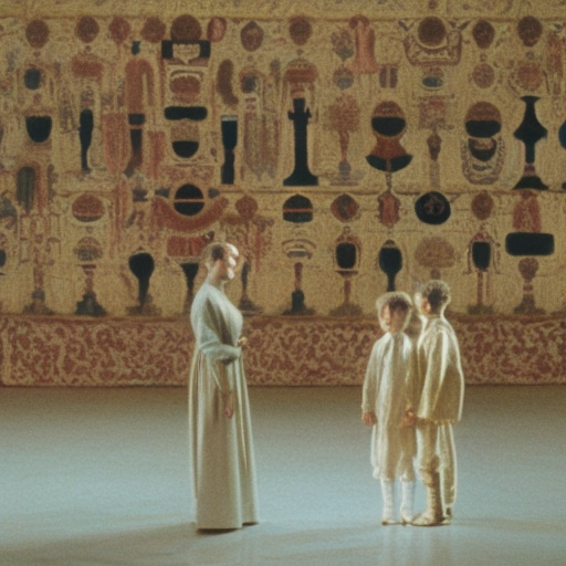 Artistic interpretation of themes and motifs of the movie Fanny and Alexander by Ingmar Bergman