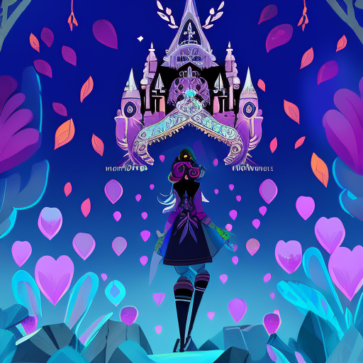 Artistic interpretation of themes and motifs of the book Forever Princess by Meg Cabot