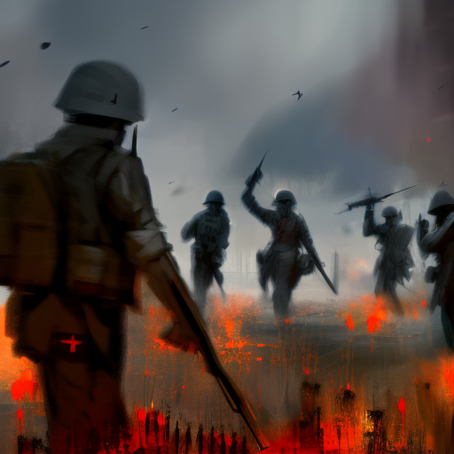 Artistic interpretation of themes and motifs of the book Ghost Soldiers: The Epic Account of World War II's Greatest Rescue Mission by Hampton Sides