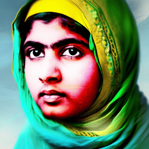 Artistic interpretation of themes and motifs of the book I Am Malala: The Story of the Girl Who Stood Up for Education and Was Shot by the Taliban by Malala Yousafzai