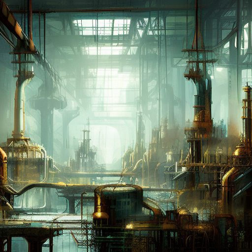 Artistic interpretation of themes and motifs of the book Industrial Magic by Kelley Armstrong