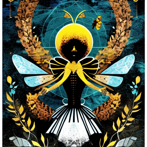 Artistic interpretation of themes and motifs of the book Little Bee by Chris Cleave