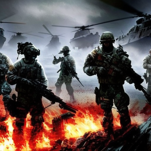 Artistic interpretation of themes and motifs of the book Lone Survivor: The Eyewitness Account of Operation Redwing and the Lost Heroes of SEAL Team 10 by Marcus Luttrell