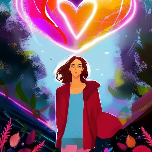 Artistic interpretation of themes and motifs of the book Love, Rosie by Cecelia Ahern