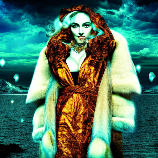 Artistic interpretation of themes and motifs of the book Madonna in a Fur Coat by Sabahattin Ali