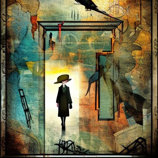 Artistic interpretation of themes and motifs of the book Maisie Dobbs by Jacqueline Winspear