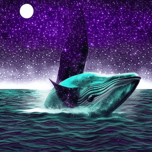 Artistic interpretation of themes and motifs of the book Moby-Dick or, the Whale by Herman Melville