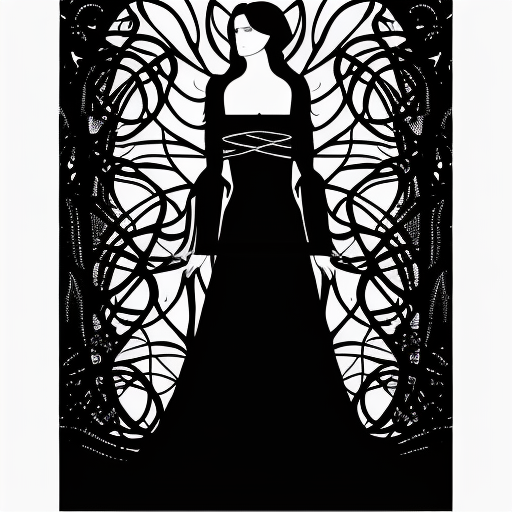 Artistic interpretation of themes and motifs of the book My Cousin Rachel by Daphne du Maurier