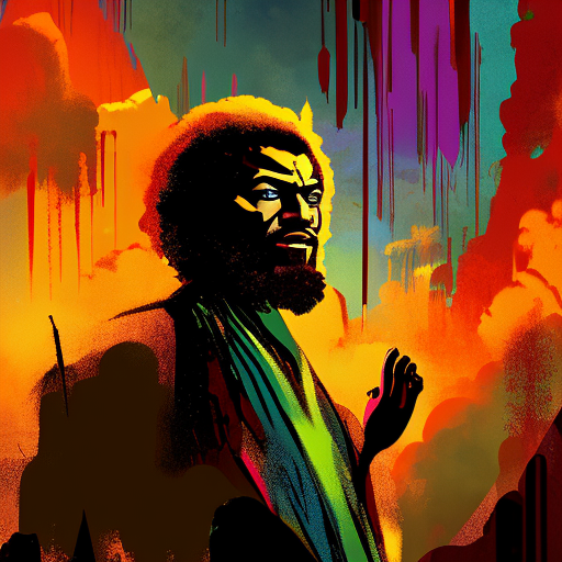 Artistic interpretation of themes and motifs of the book Narrative of the Life of Frederick Douglass by Frederick Douglass