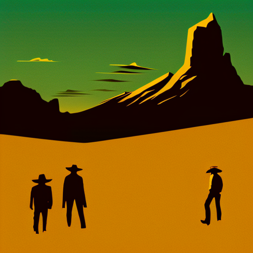 Artistic interpretation of themes and motifs of the book No Country for Old Men by Cormac McCarthy