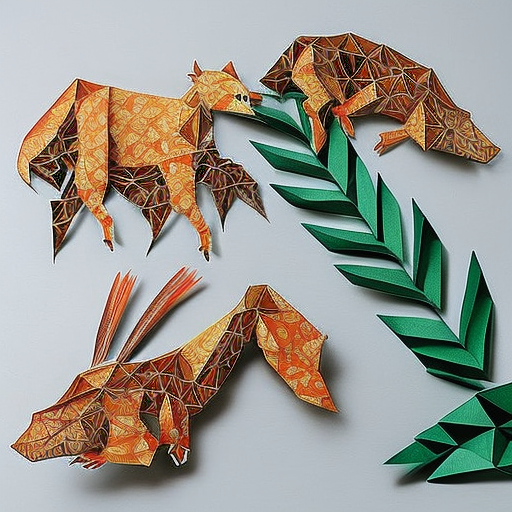 Artistic interpretation of Art & Culture topic - Origami