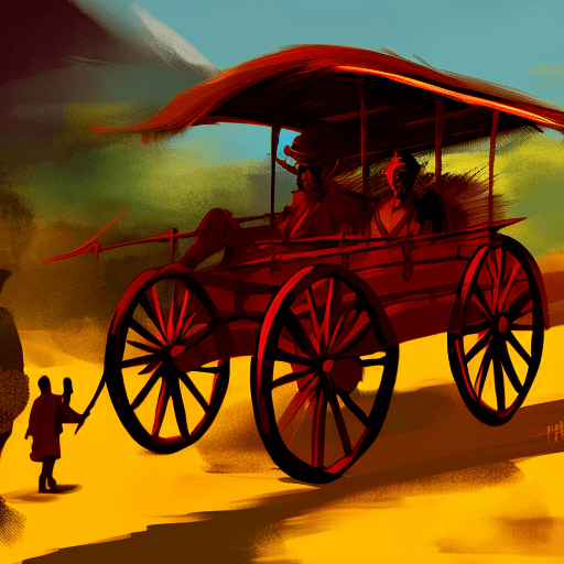 Artistic interpretation of themes and motifs of the book Ox-Cart Man by Donald Hall