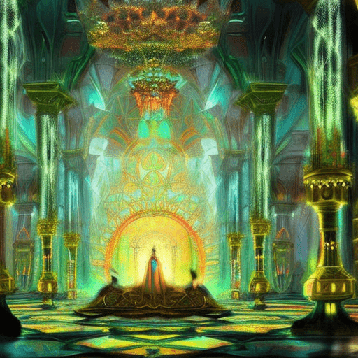 Artistic interpretation of themes and motifs of the book Palace of Mirrors by Margaret Peterson Haddix