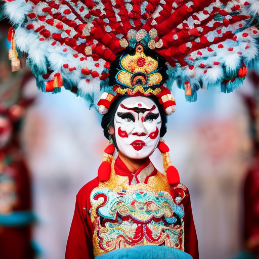 Artistic interpretation of Art & Culture topic - Peking Opera