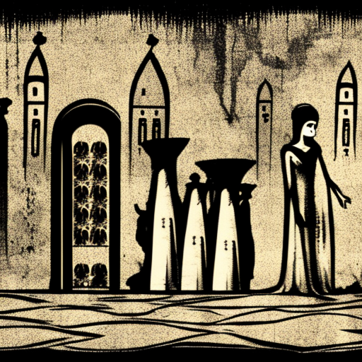 Artistic interpretation of themes and motifs of the book Persepolis 2: The Story of a Return by Marjane Satrapi