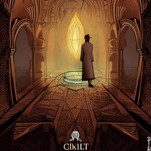 Artistic interpretation of themes and motifs of the book Poirot Investigates by Agatha Christie