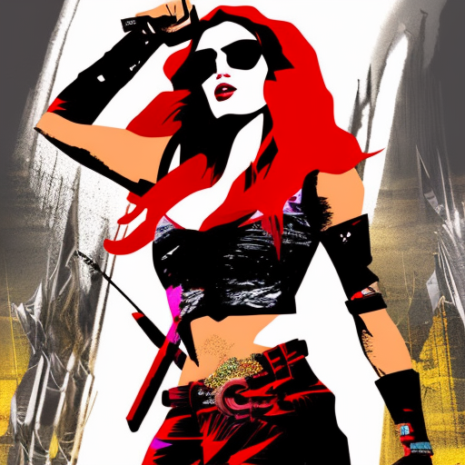 Artistic interpretation of themes and motifs of the book Rock Chick Revenge by Kristen Ashley