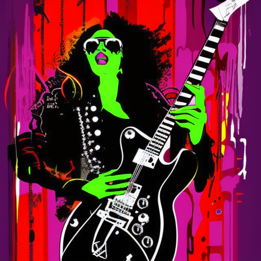 Artistic interpretation of themes and motifs of the book Rock Chick Revolution by Kristen Ashley