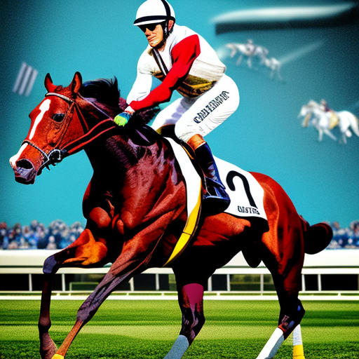 Artistic interpretation of themes and motifs of the book Seabiscuit: An American Legend by Laura Hillenbrand