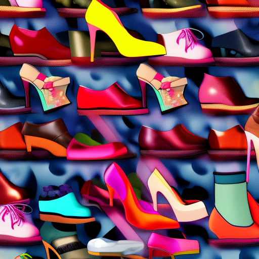 Artistic interpretation of themes and motifs of the book Shoe Addicts Anonymous by Beth Harbison