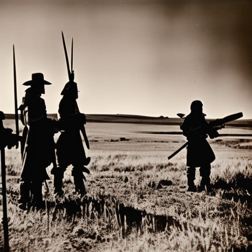 Artistic interpretation of the historical topic - Sioux Wars