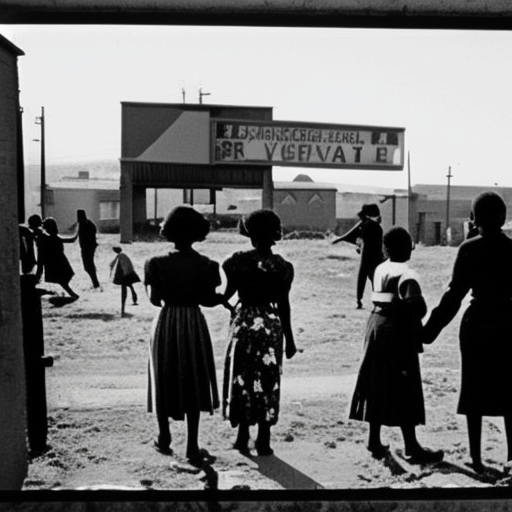 Artistic interpretation of the historical topic - Soweto uprising