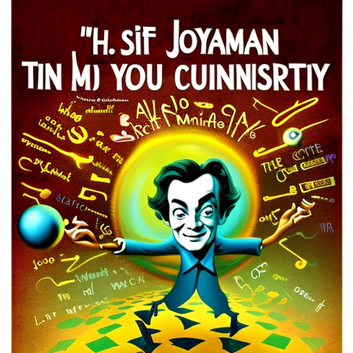 Artistic interpretation of themes and motifs of the book "Surely You're Joking, Mr. Feynman!": Adventures of a Curious Character by Richard P. Feynman