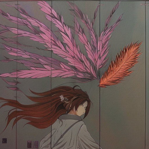 Artistic interpretation of themes and motifs of the movie Suzume by Makoto Shinkai