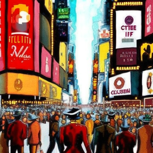 Artistic interpretation of themes and motifs of the book The Cricket in Times Square by George Selden