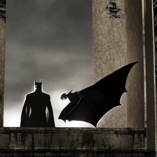 Artistic interpretation of themes and motifs of the movie The Dark Knight by Christopher Nolan