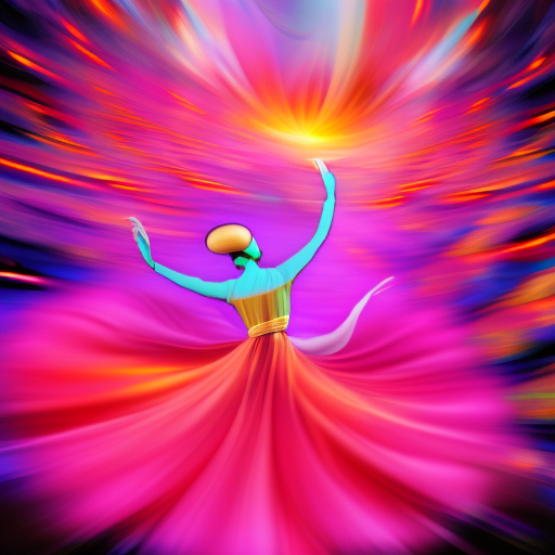 Artistic interpretation of themes and motifs of the book The Essential Rumi by Rumi