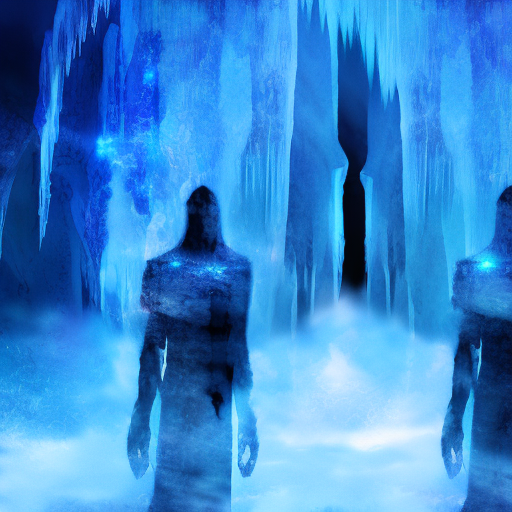 Artistic interpretation of themes and motifs of the book The Ice Twins by S.K. Tremayne
