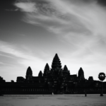 Artistic interpretation of the historical topic - The Khmer Empire and Angkor Wat