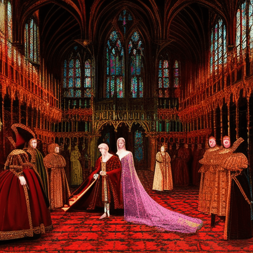 Artistic interpretation of themes and motifs of the book The Other Boleyn Girl by Philippa Gregory