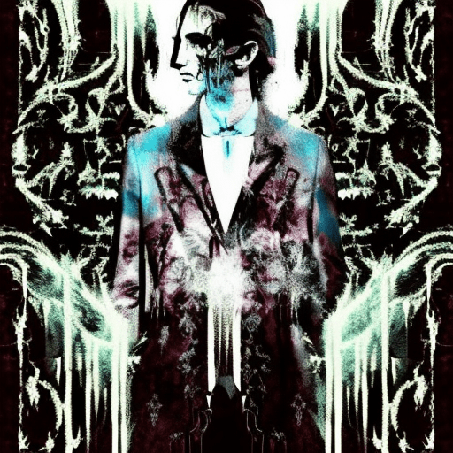 Artistic interpretation of themes and motifs of the book The Picture of Dorian Gray by Oscar Wilde