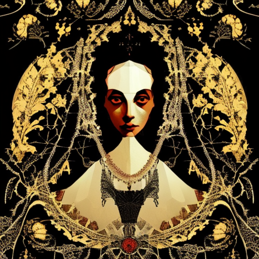 Artistic interpretation of themes and motifs of the book The Portrait of a Lady by Henry James