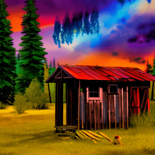 Artistic interpretation of themes and motifs of the book The Shack by William Paul Young