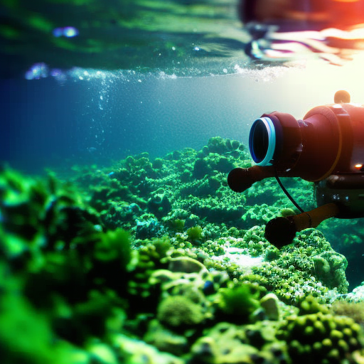Artistic interpretation of Science & Technology topic - Underwater robots