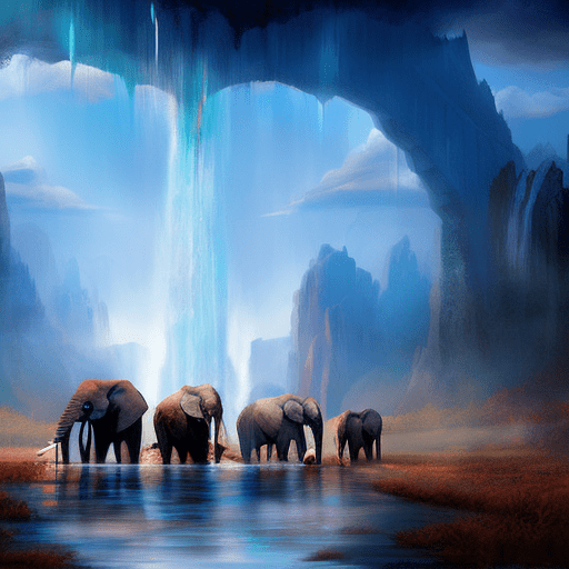 Artistic interpretation of themes and motifs of the book Water for Elephants by Sara Gruen