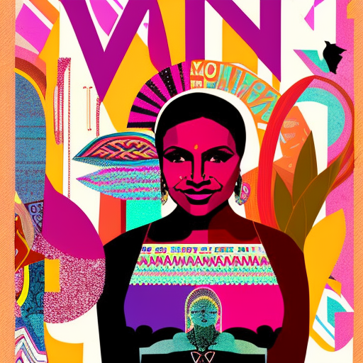 Artistic interpretation of themes and motifs of the book Why Not Me? by Mindy Kaling