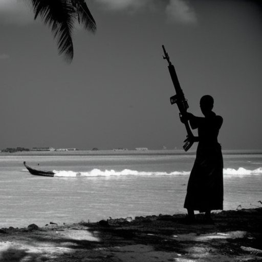 Artistic interpretation of the historical topic - Zanzibar Revolution